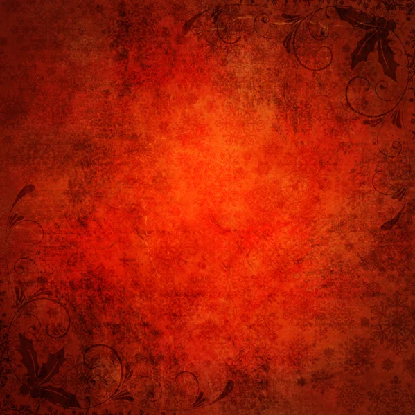 Red grunge christmas background — Stock Photo, Image