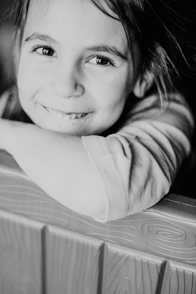 Happy little girl — Stock Photo, Image