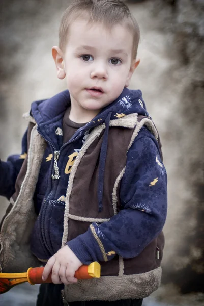 Küçük bir çocuğun portresi. — Stok fotoğraf