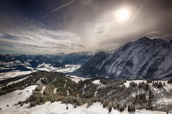 Berchtesgadener 土地，德国巴伐利亚阿尔卑斯山 — 图库照片