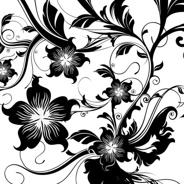 Thème floral — Image vectorielle