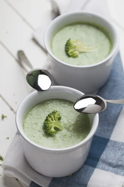 Färsk broccoli soppa — Stockfoto