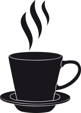 Bir fincan sıcak kahve.