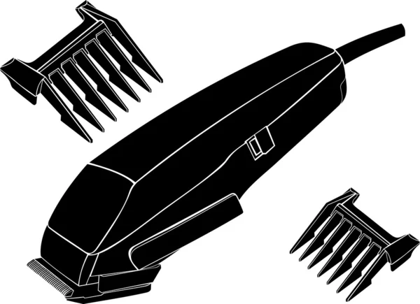 Makine için bir saç modeli Telifsiz Stok Vektörler