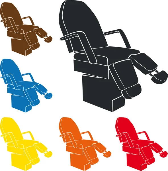 Chaise pédicure — Image vectorielle