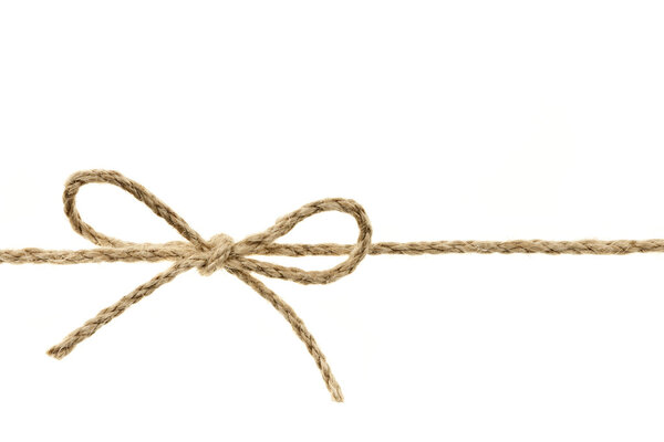 String tied in a bow