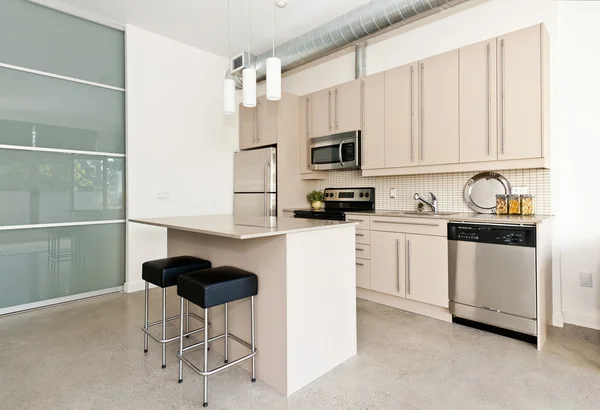 Modern condo kitchen — Stock Photo, Image