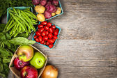 Čerstvé tržní ovoce a zelenina