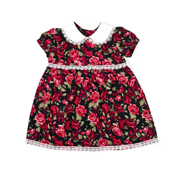 Kız bebek için el yapımı elbise — Stok fotoğraf