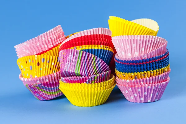 Bolinho ou cupcake copos de cozimento — Fotografia de Stock