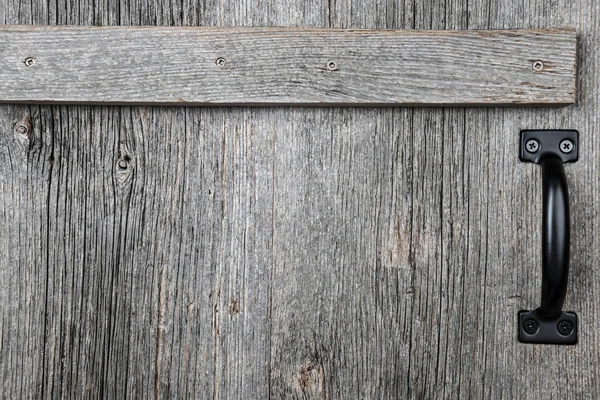 Old barn wood door — Stock Photo, Image