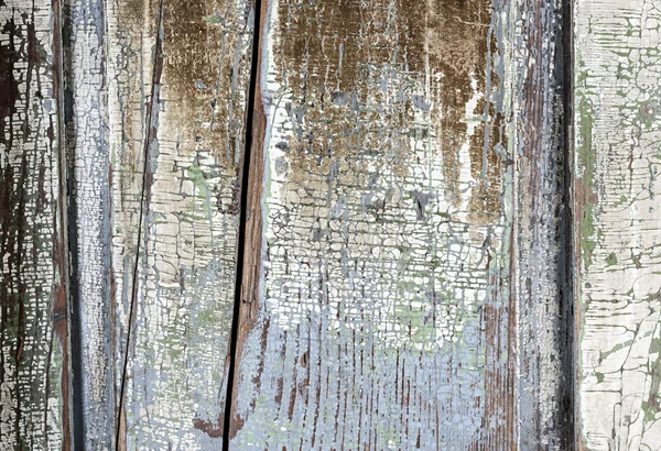 Antiguo pintado fondo de madera angustiada —  Fotos de Stock