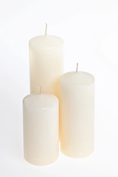 Velas em branco — Fotografia de Stock