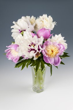 Peony çiçek buketi