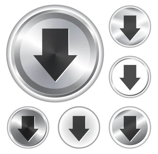 Collecte d'éléments web de téléchargement — Image vectorielle