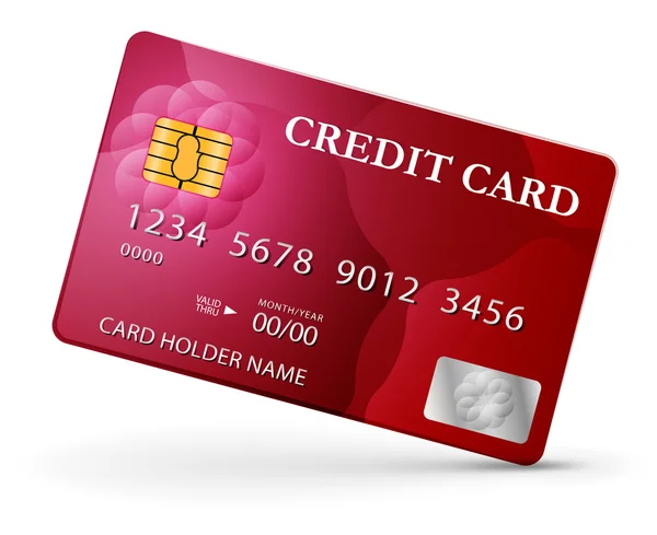 Projekt karty kredytowej — Wektor stockowy