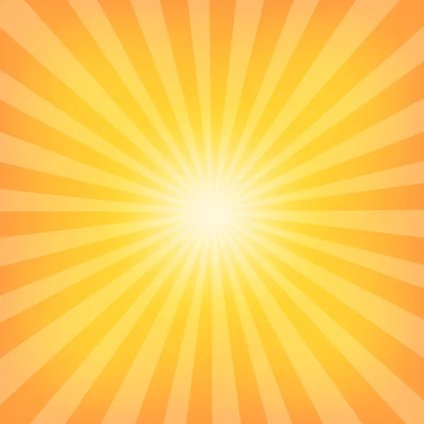 Sun Sunburst Pattern — Stock Vector