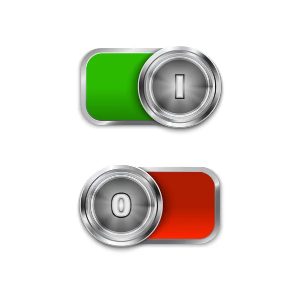 On off buttons-1 — Stock Vector