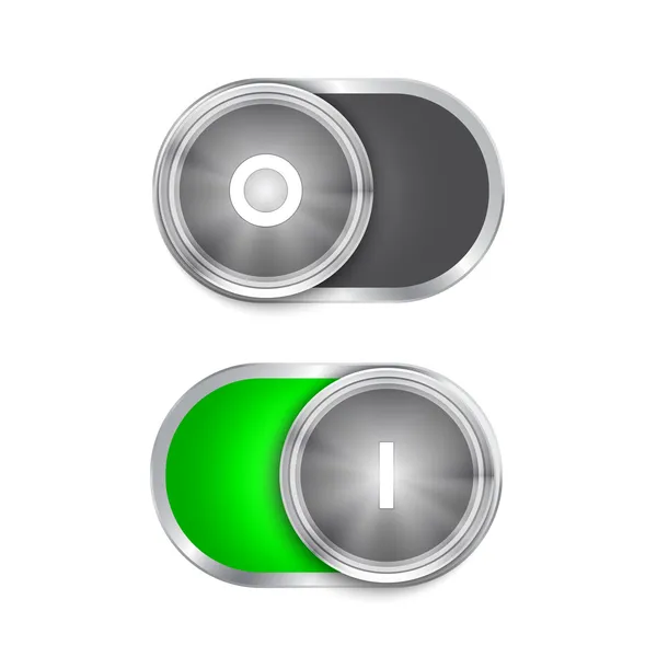 On off buttons-1 — Stock Vector