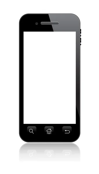 Smartphone met blanco scherm — Stockvector