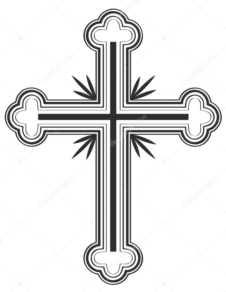 Traditional Armenian Apostolic Church cross clip art — Stock Vector ...