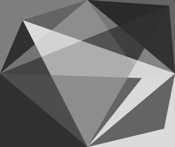 Fondo de origami gris abstracto — Vector de stock