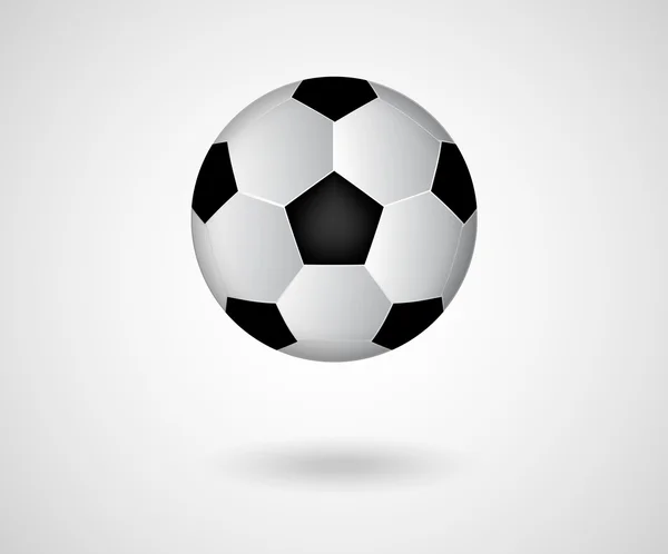 Soccer ball isolated — Stock Vector
