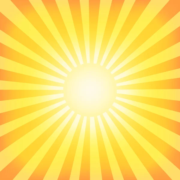 Sun Sunburst Pattern. Contexto retrô — Vetor de Stock