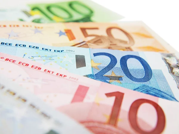 Euro para birimi banka notları — Stok fotoğraf