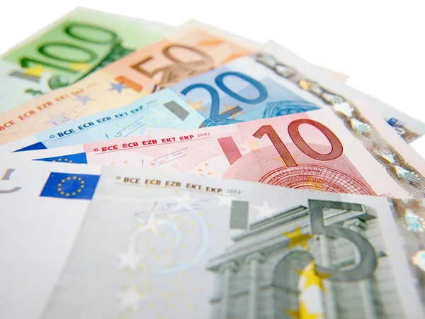 Banknotów euro waluty — Zdjęcie stockowe