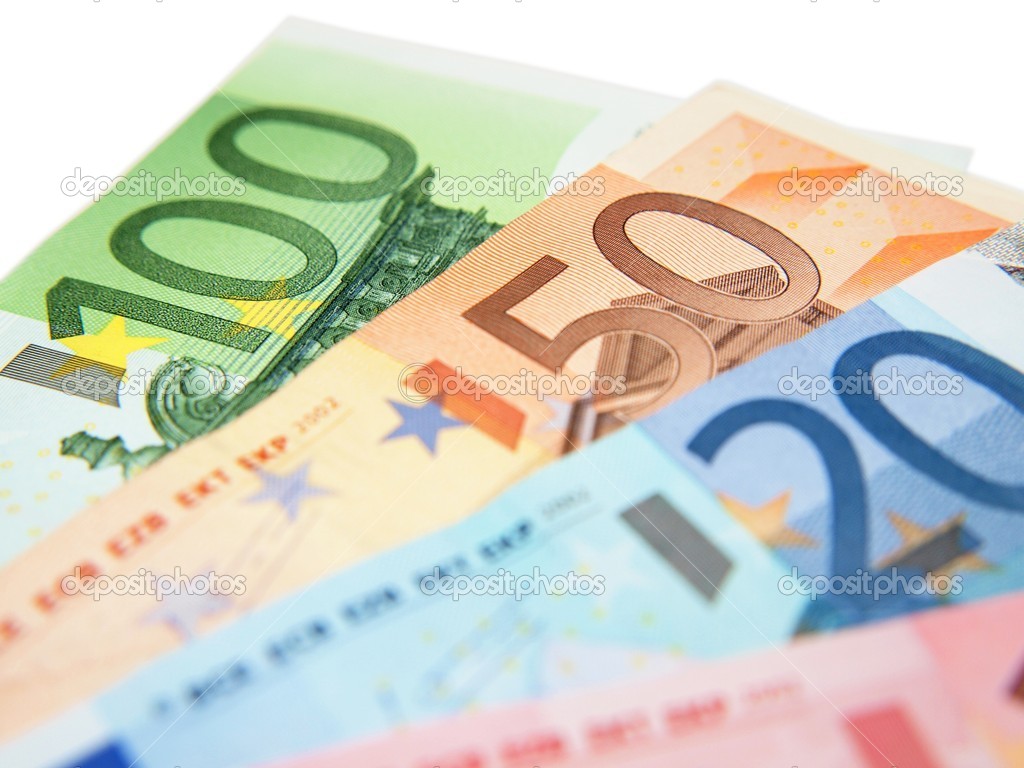 Euro currency bank notes