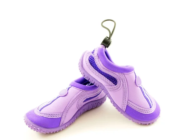 Scarpe acqua, viola — Foto Stock