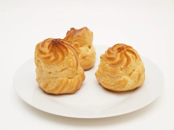 Choux pastelaria puffs — Fotografia de Stock