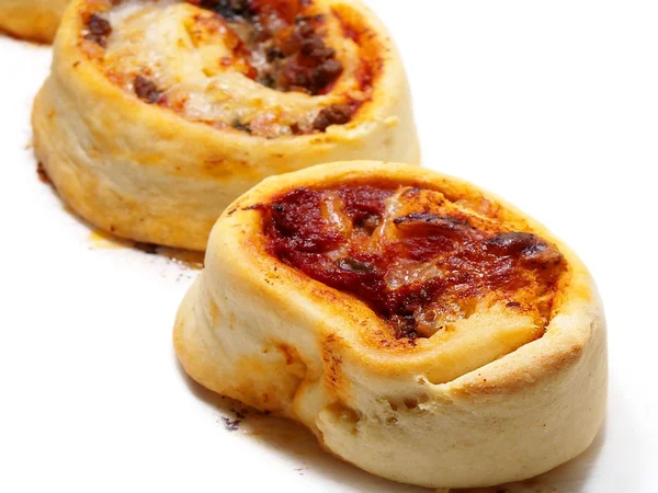 Small sized round pizza — Stock Photo, Image