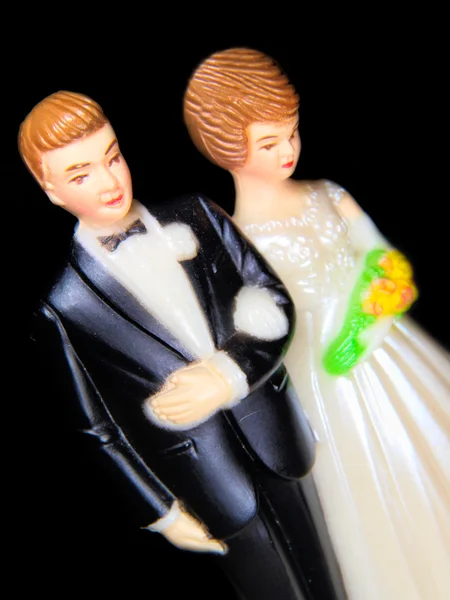 Bröllopstårta topper — Stockfoto