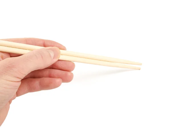 Eating with chopsticks — Stock Photo, Image