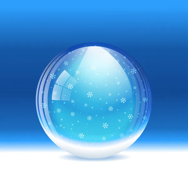 Globe de neige vectoriel — Image vectorielle