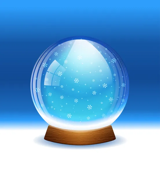 Векторный снежный глобус — стоковый вектор