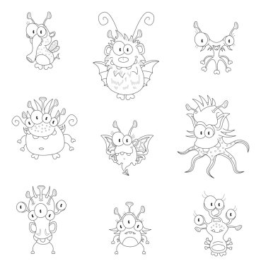 çizgi film canavarlar