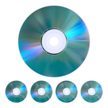 Set of disks clipart