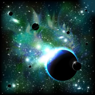 Space background clipart