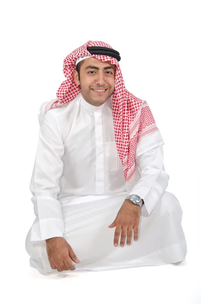 Arabiska man sitter — Stockfoto