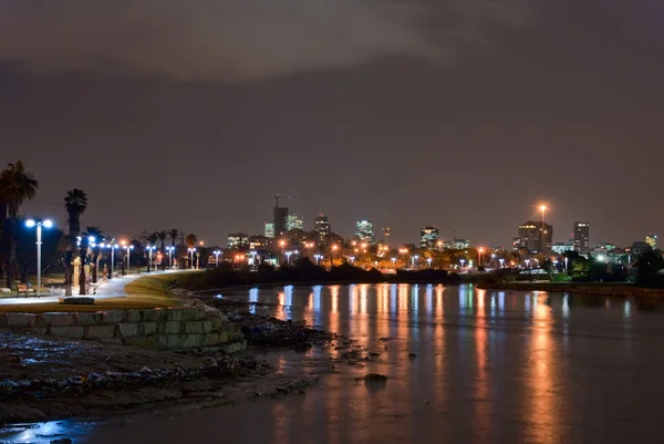 Night view of Tel Aviv — Stock Photo, Image