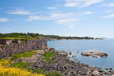 Suomenlinna ada kıyı
