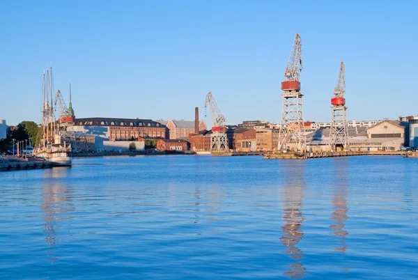 Zachodni port w Helsinkach — Zdjęcie stockowe