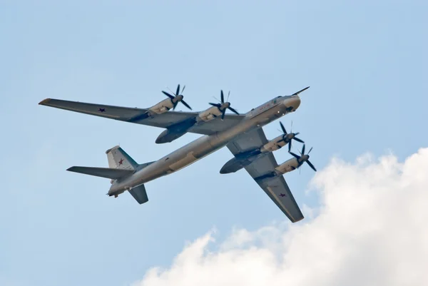 Tu-95 "Beer" strategische bommenwerper — Stockfoto