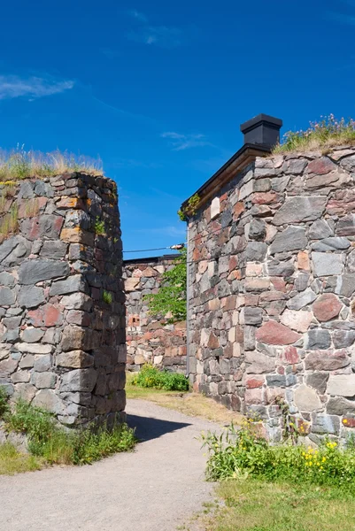 Walls of Suomenlinna — Stock Photo, Image