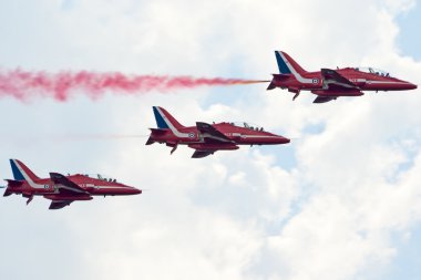 BAE Şahin jetleri Kırmızı oklar gelen takım görüntüleme