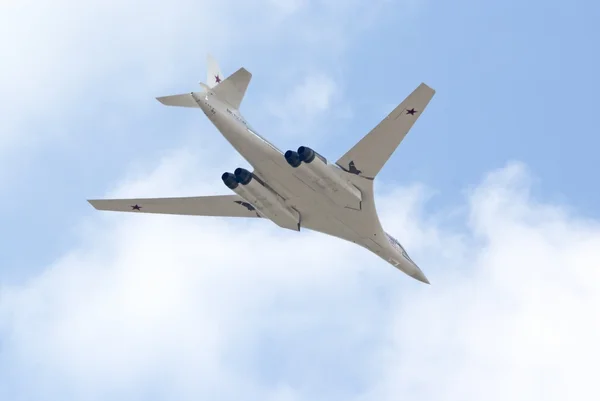 Стратегический бомбардировщик Ту-160 "Блэкджек" — стоковое фото
