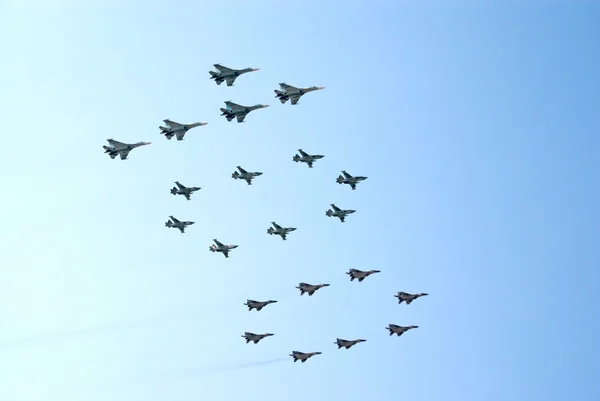 Askeri jetler form sayısının 100 — Stok fotoğraf